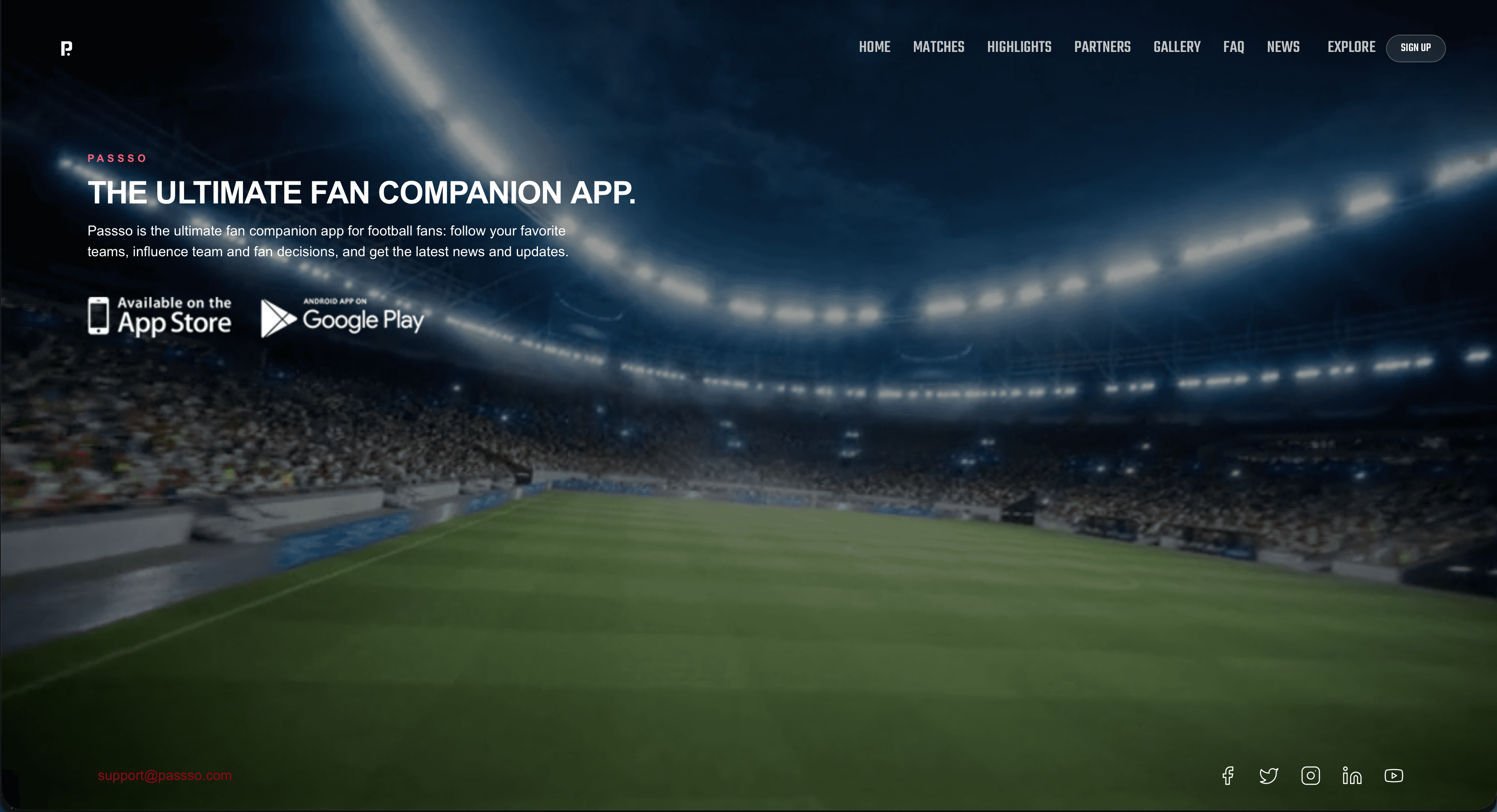Passso is an AI-powered fan companion for any sports event across the globe.
